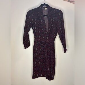 Aritzia Wilfred Japanese crêpe wrap dress